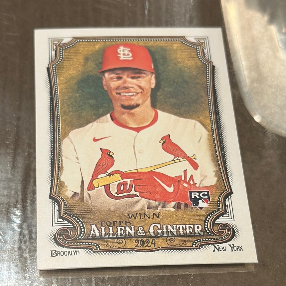 Topps Red and White Accents Baseball Card